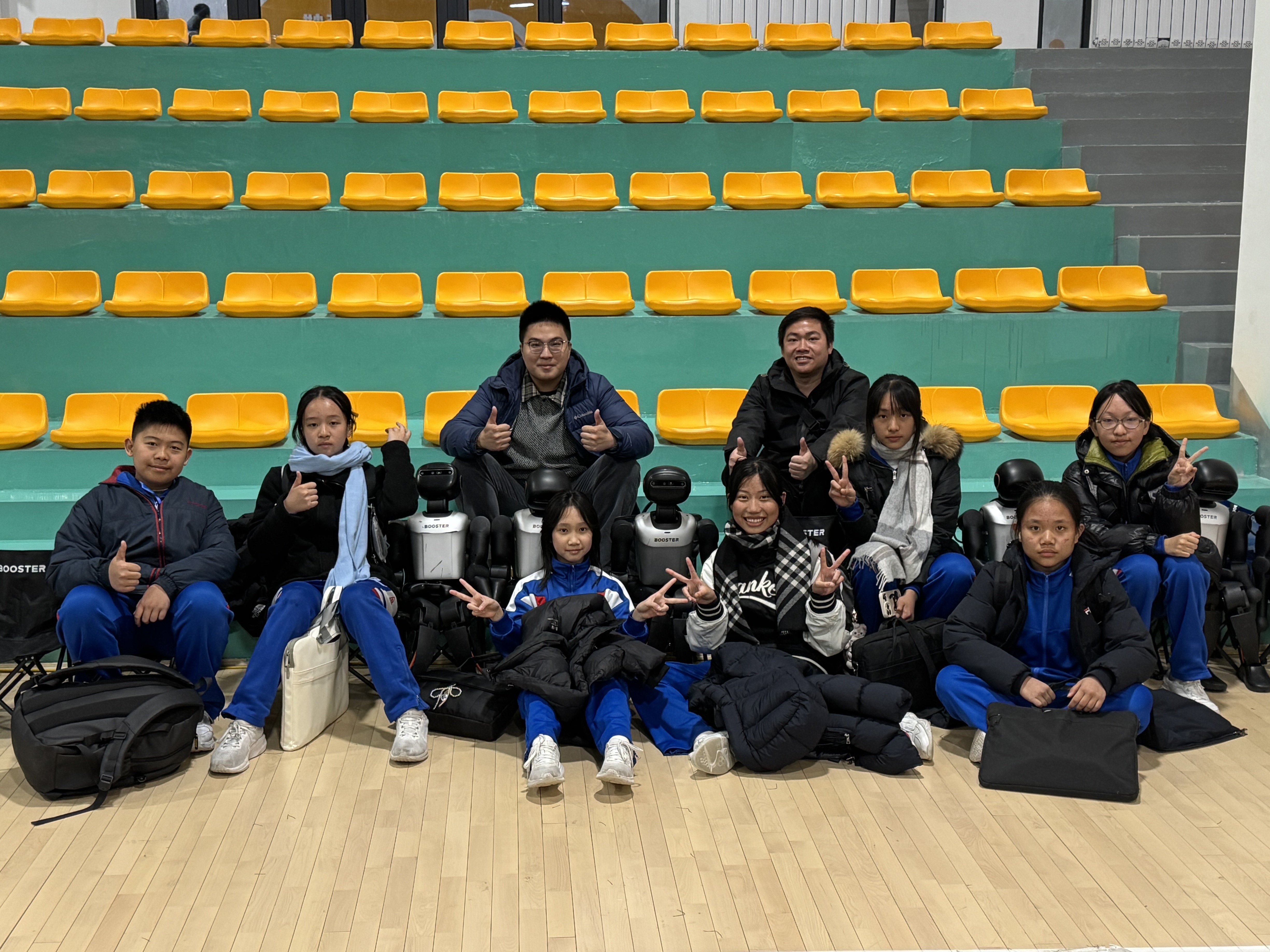 Team group photo at Beijing training camp